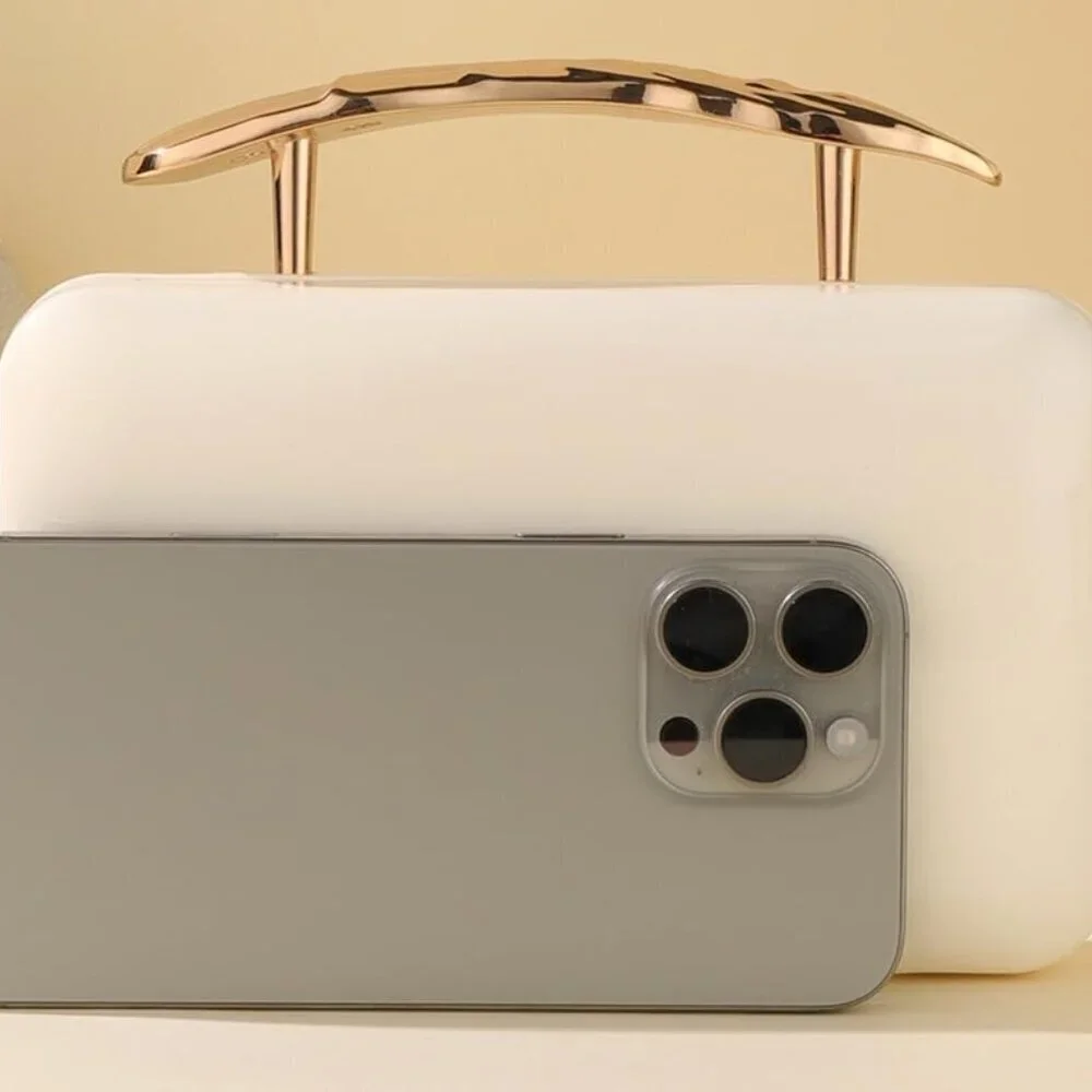 Women Acrylic Clutch Bag Small Evening Purse Crossbody Wedding Party